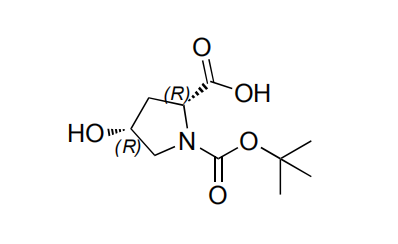 Ácido (2R, 4R) -N-Boc-4-hidroxipirrolidin-2-carboxílico