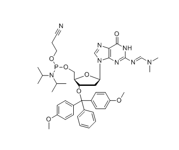 intermedios farmacéuticos biológicos sólidos DMT-dG(dmf)-CE Fosforamidita inversa