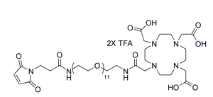 DOTA-tris(ácido)-amido-PEG11-maleimida