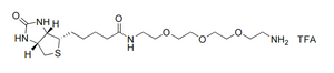 Biotina-PEG3-NH₃+TFA-