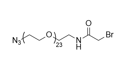 Bromoacetamido-PEG23-azida