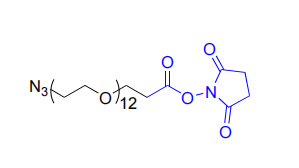 Ester azido-PEG12-NHS